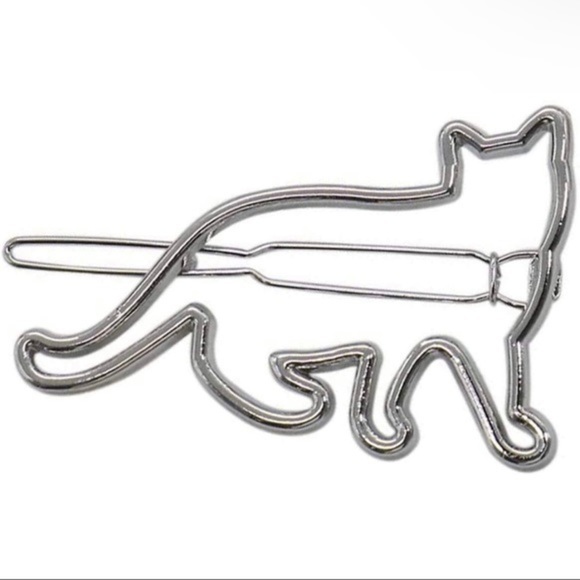 3/$30 🤍 Metal Cat Pearl Hair Pin - Picture 1 of 3